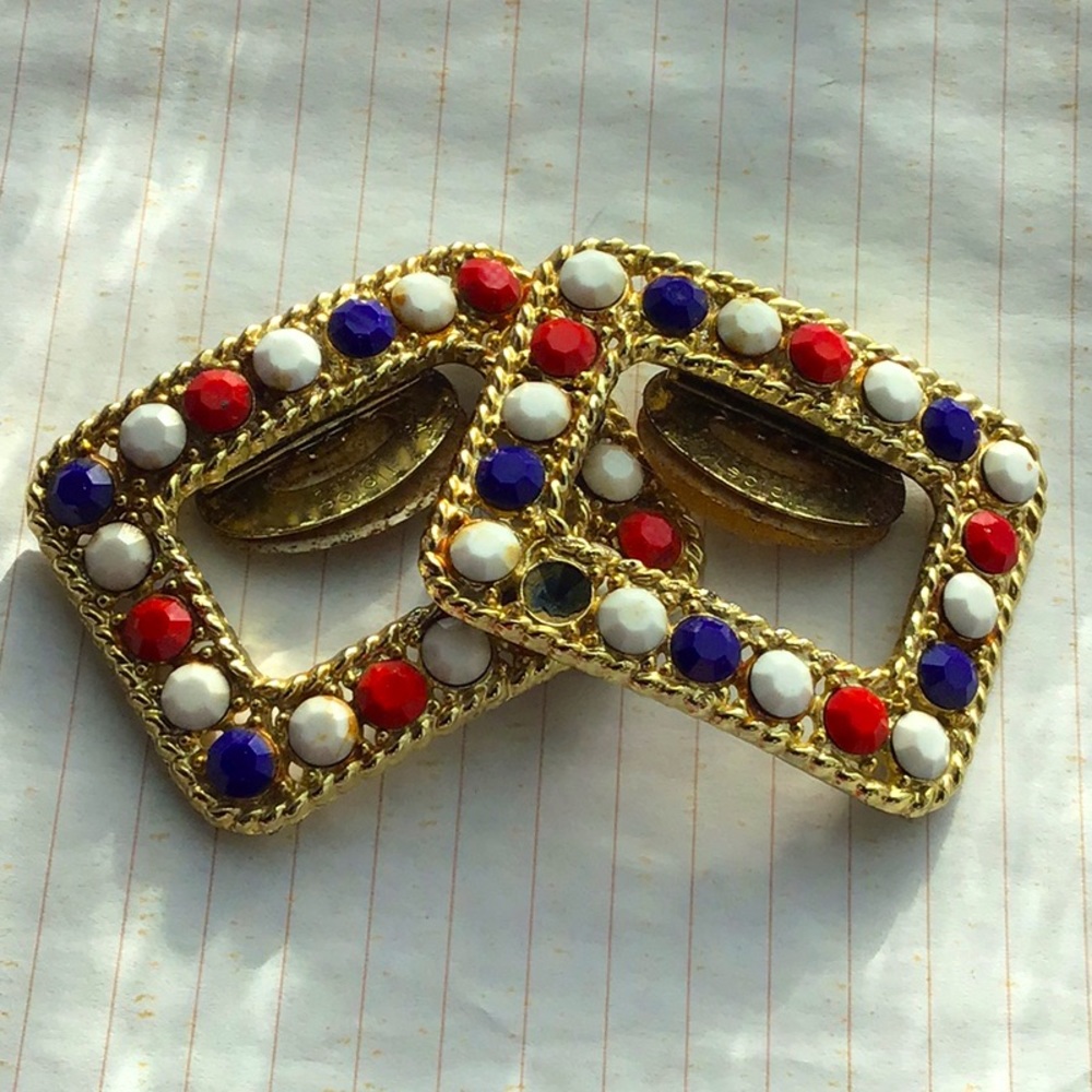 Patriotic Shoe Clips